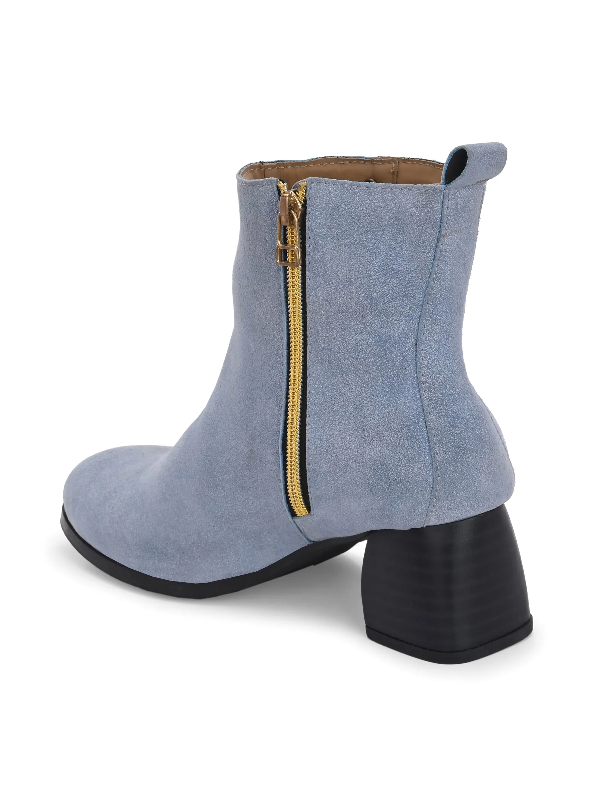El Paso Women Faux Leather Casual Chelsea Boots