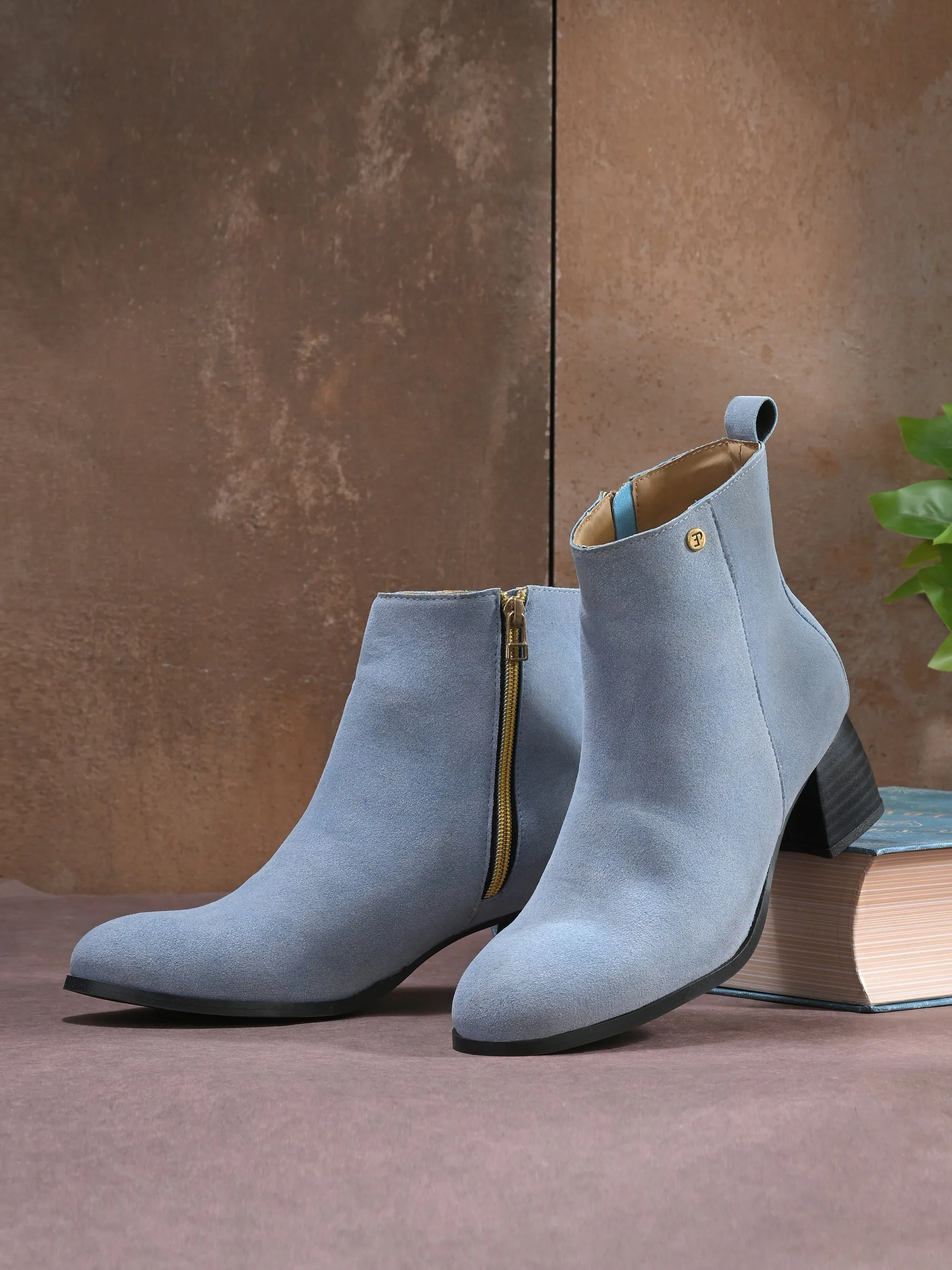 El Paso Women Faux Leather Casual Chelsea Boots