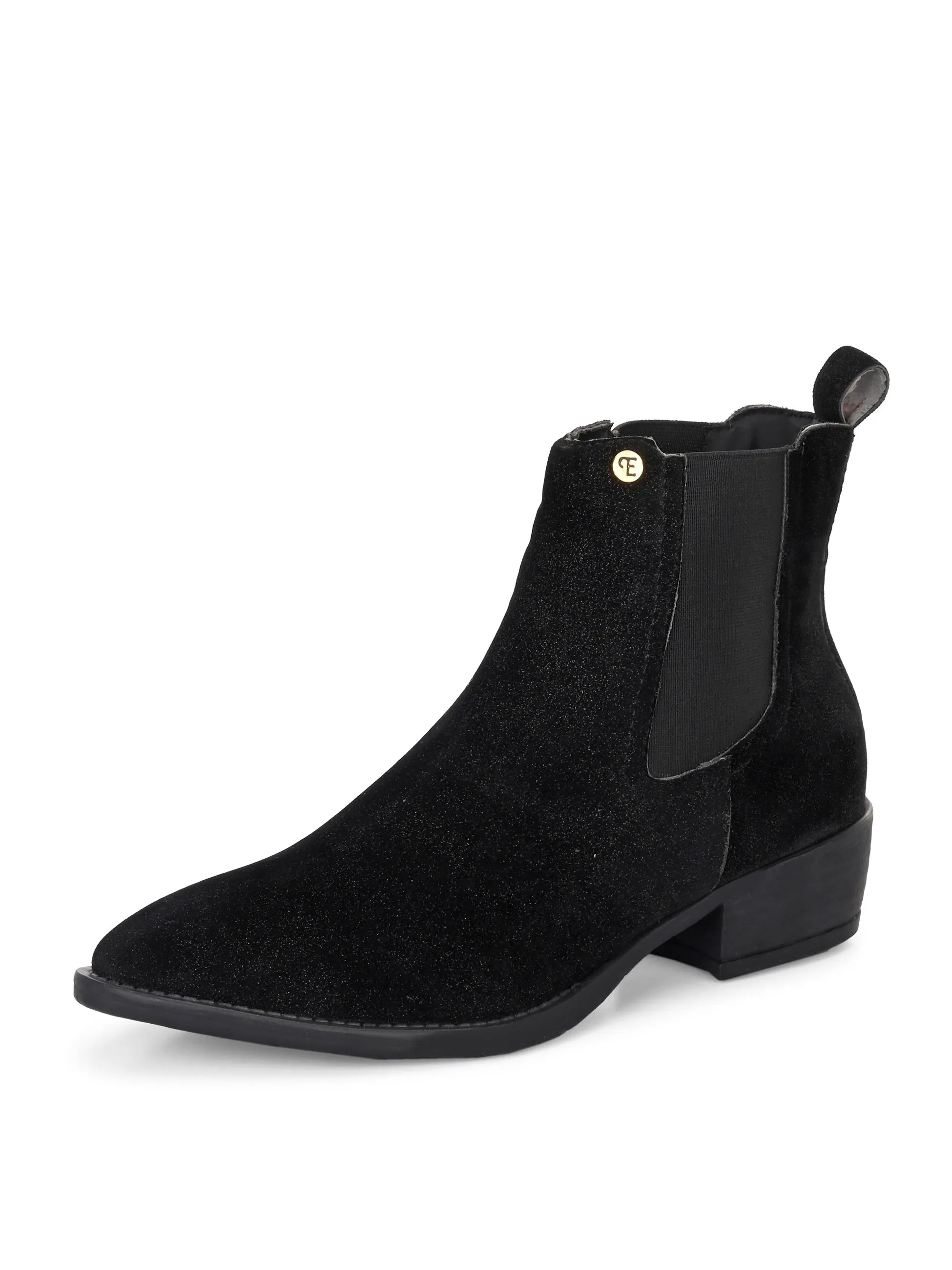 El Paso Women Faux Leather Casual Chelsea Boots