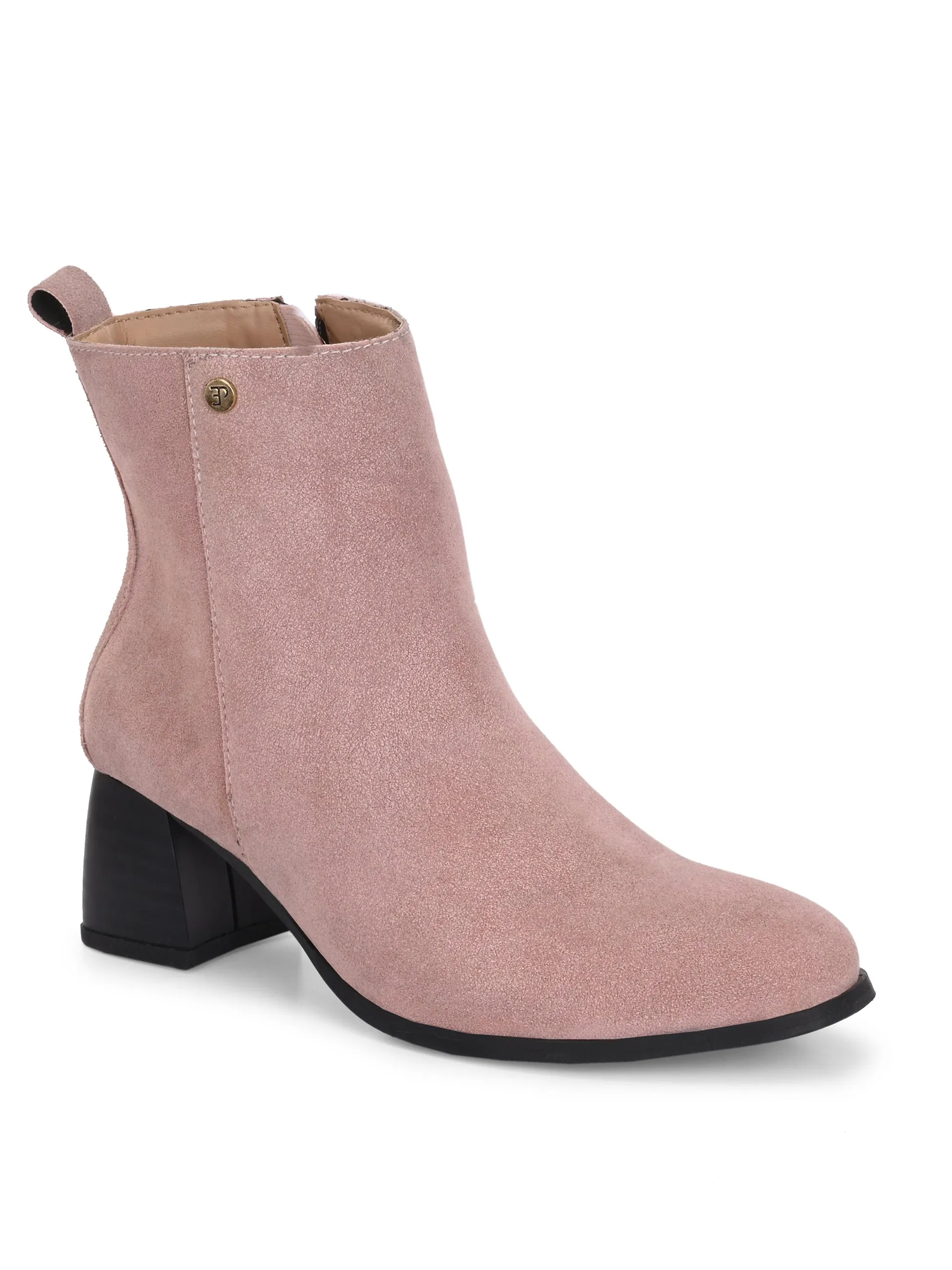 El Paso Women Faux Leather Casual Chelsea Boots
