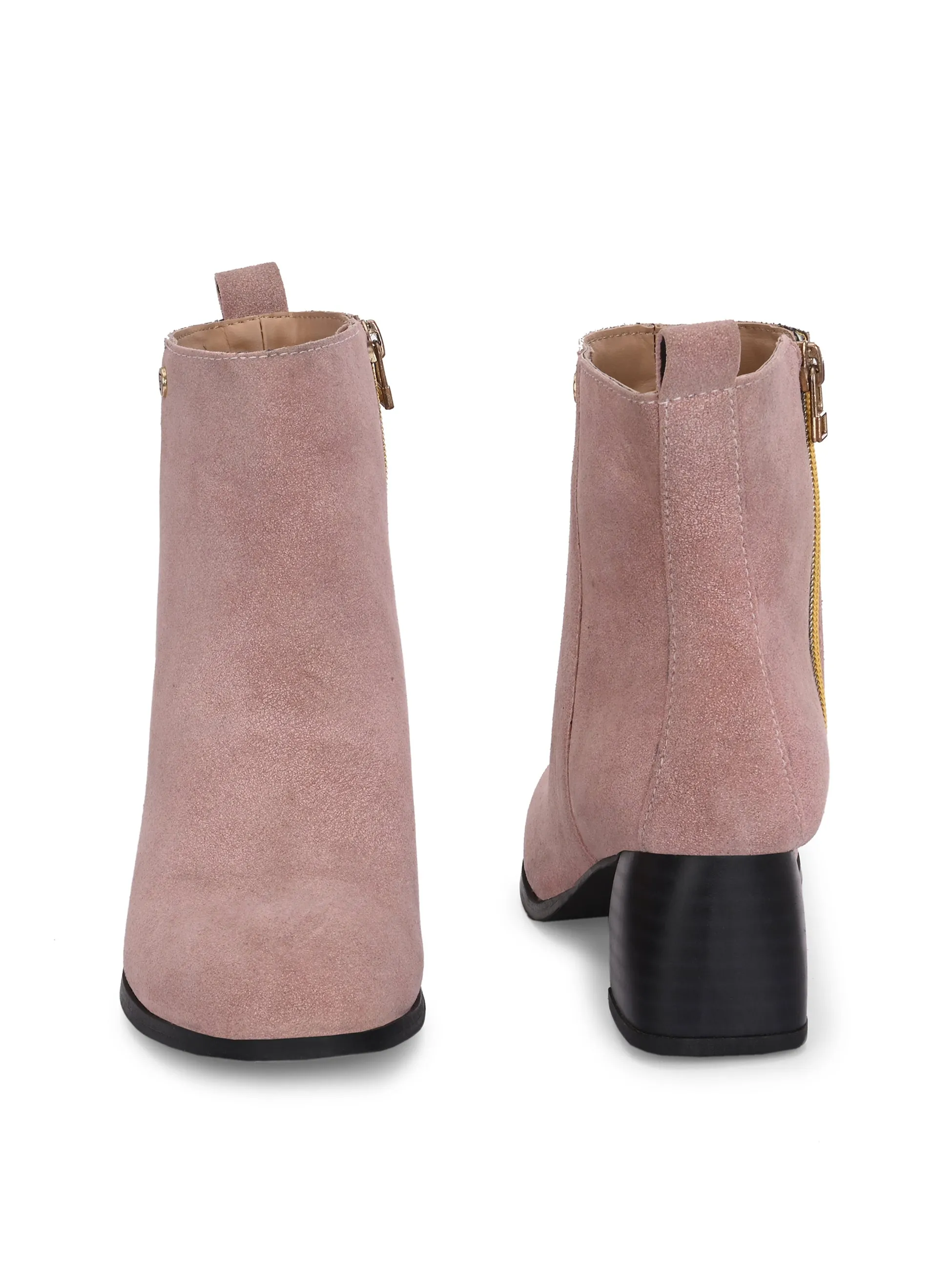 El Paso Women Faux Leather Casual Chelsea Boots