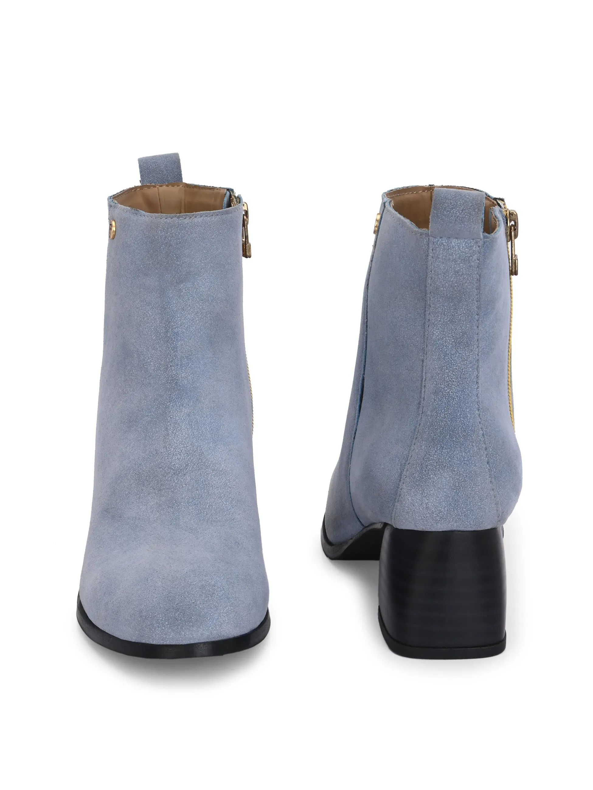El Paso Women Faux Leather Casual Chelsea Boots