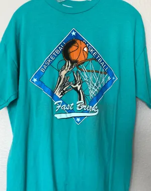 Fast Break Basketball tee size XL!