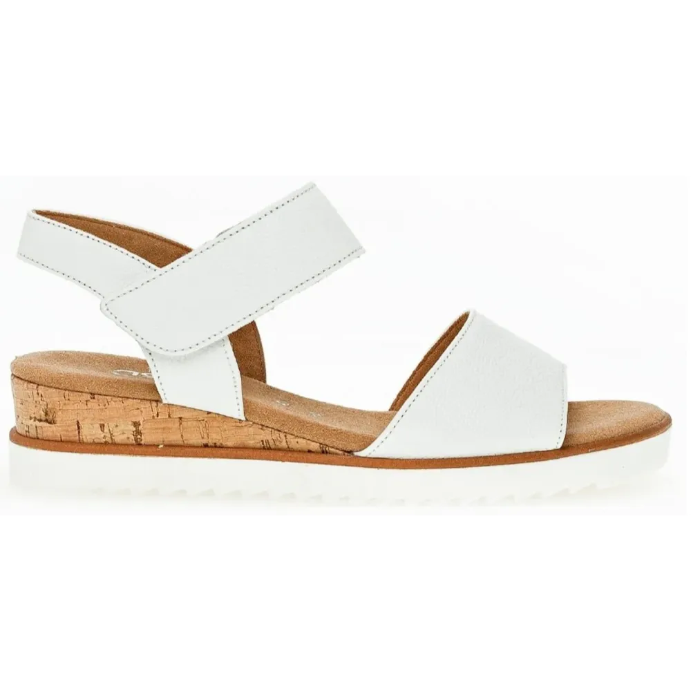 Gabor Raynor Weiss Sandals
