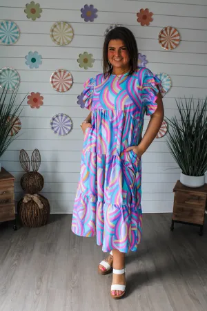Happy Days Ahead Midi • Lavender Multi - PLUS