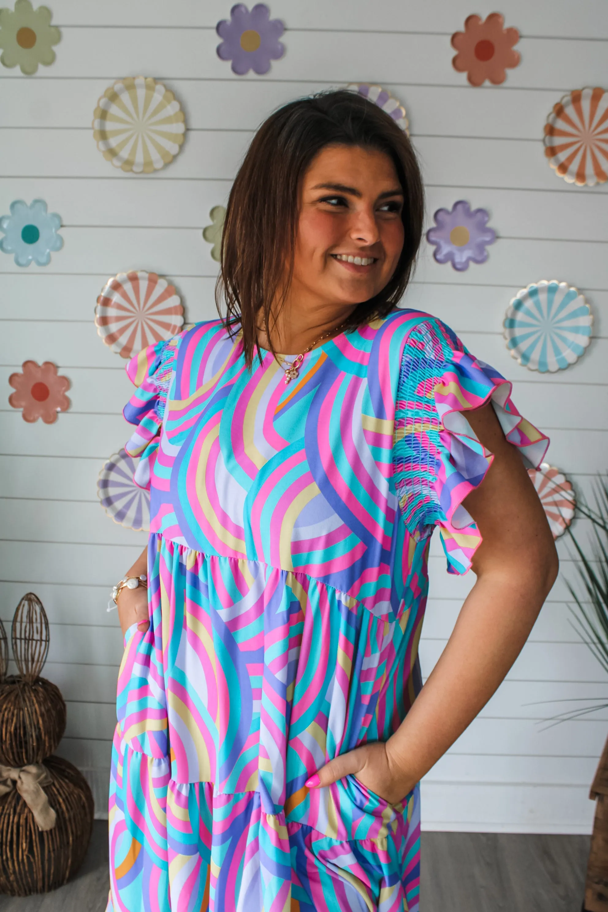Happy Days Ahead Midi • Lavender Multi - PLUS