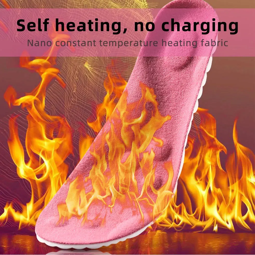 Heated Shoe Insoles Foot Warming Pad Feet Warmer Sock Pad Mat Winter
