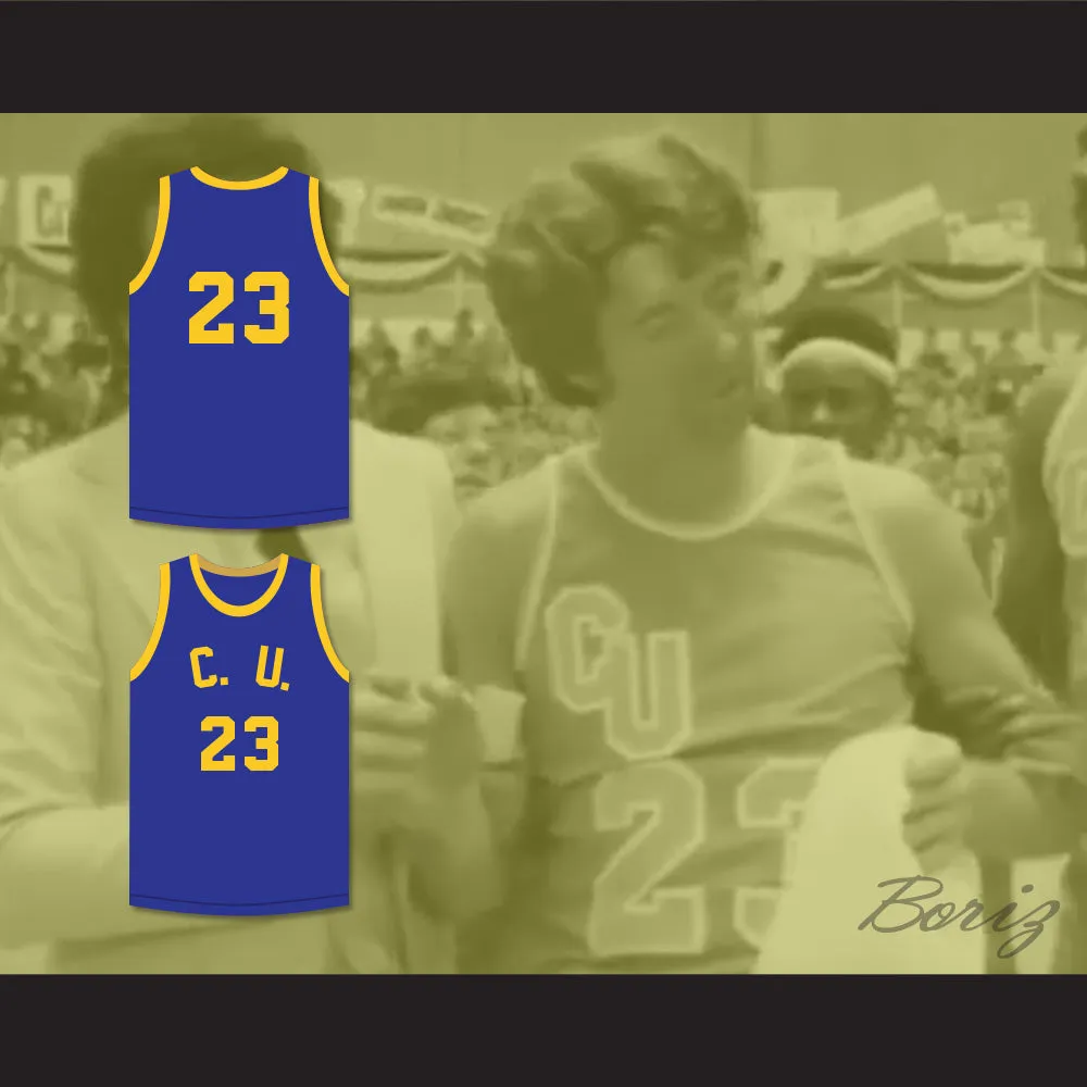 Hollis 23 Cadwallader University Blue Basketball Jersey Fast Break