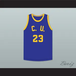 Hollis 23 Cadwallader University Blue Basketball Jersey Fast Break