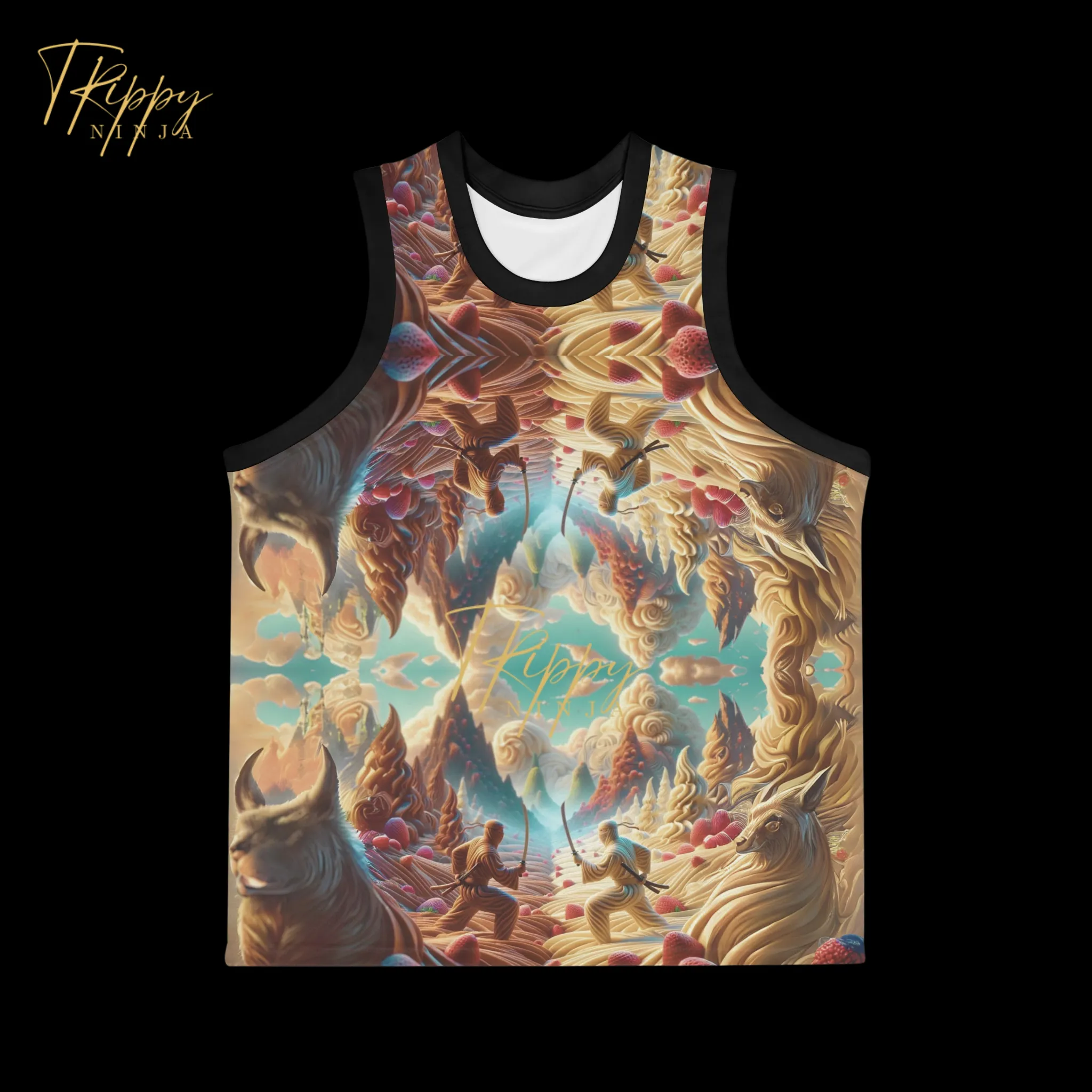 Ice Cream Ninja Dreamscape Basketball Jersey
