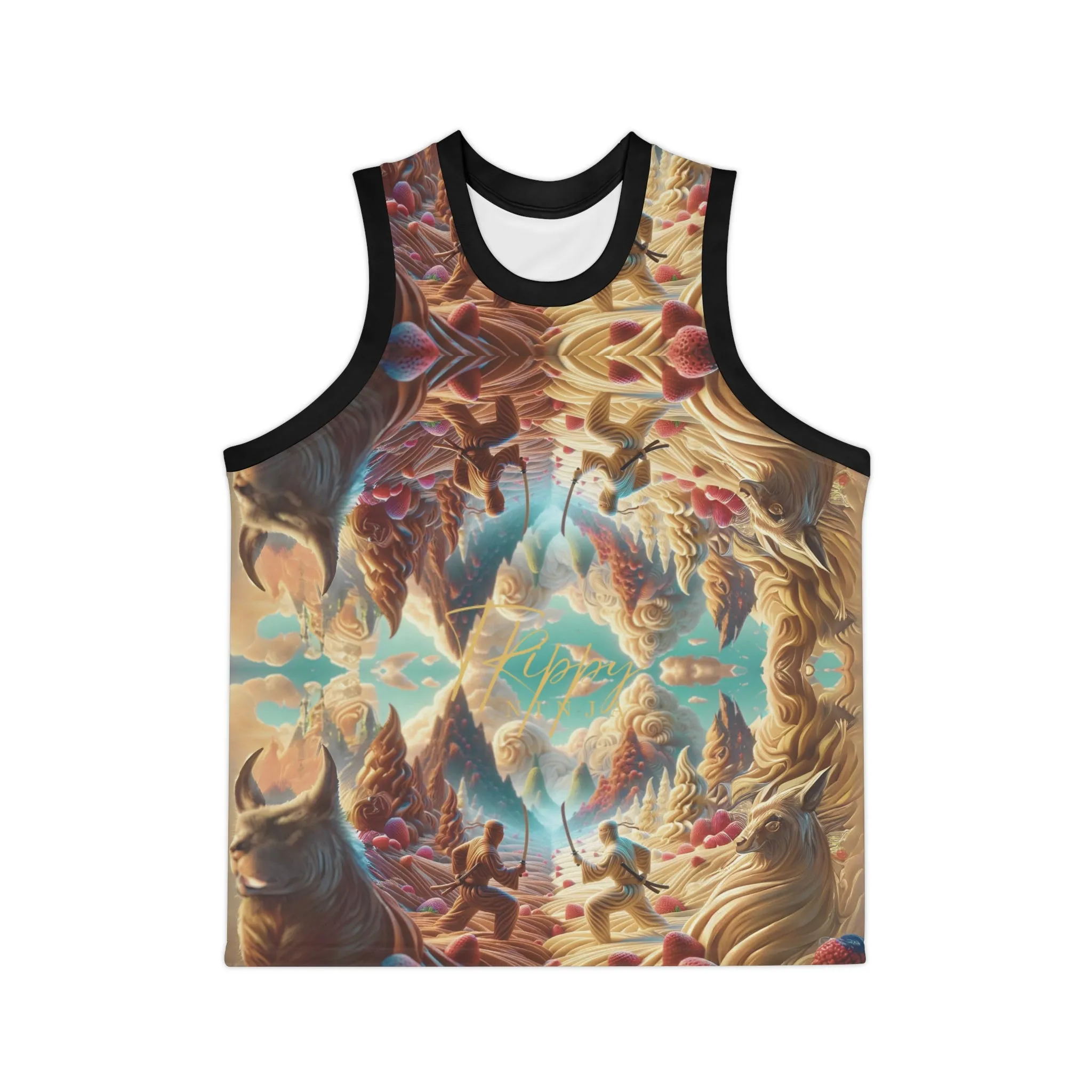 Ice Cream Ninja Dreamscape Basketball Jersey
