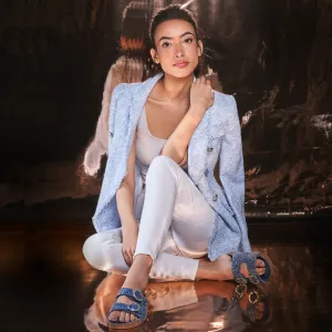 Itterne Denim Slides