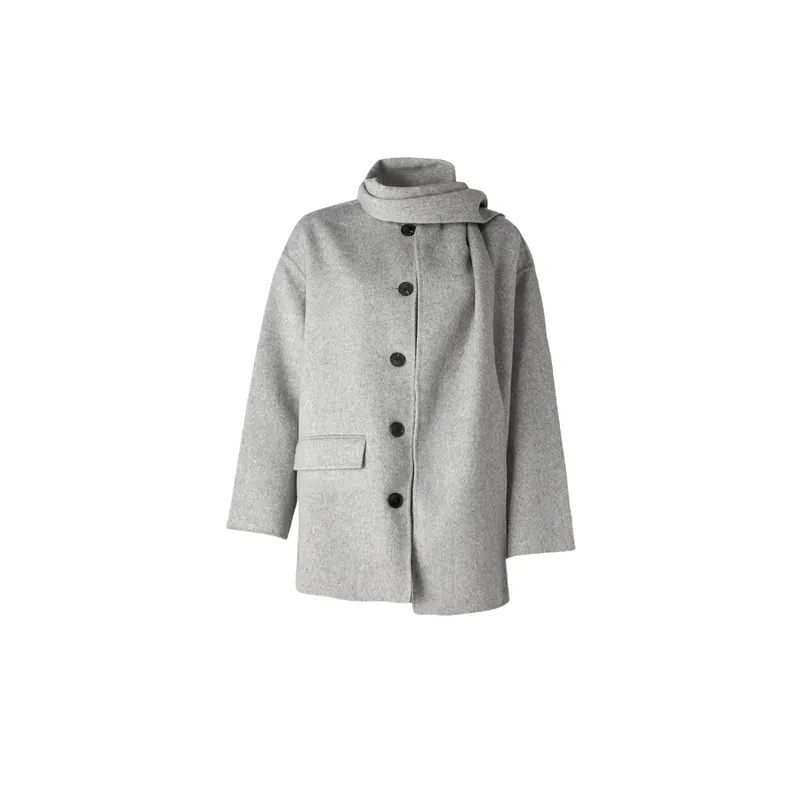 Jacke mit Schal
