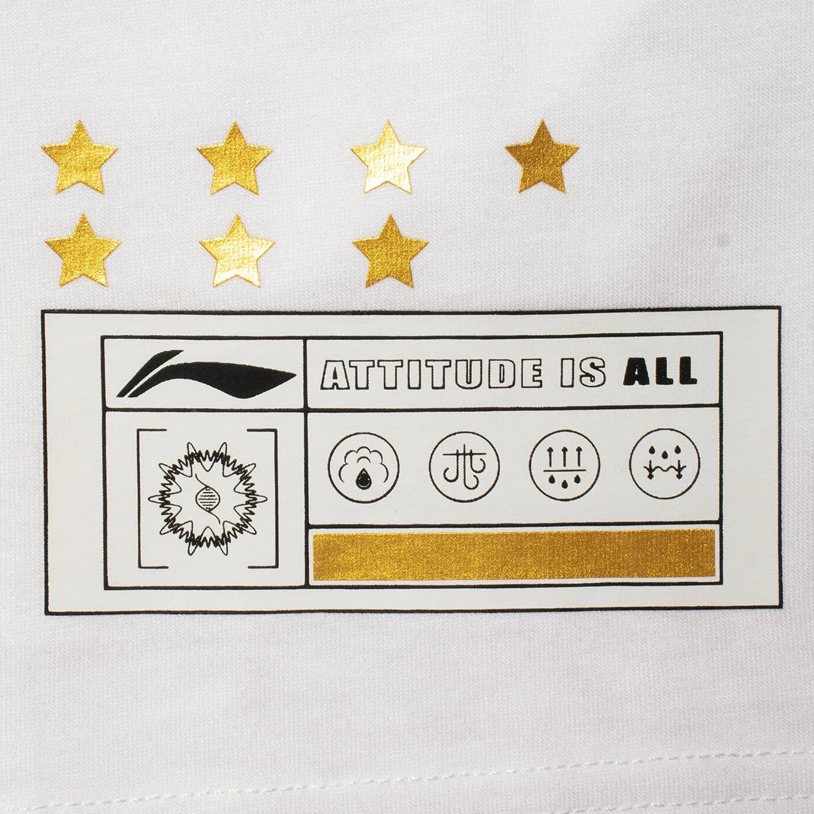 JB 'Attitude Is All' T-Shirt - White