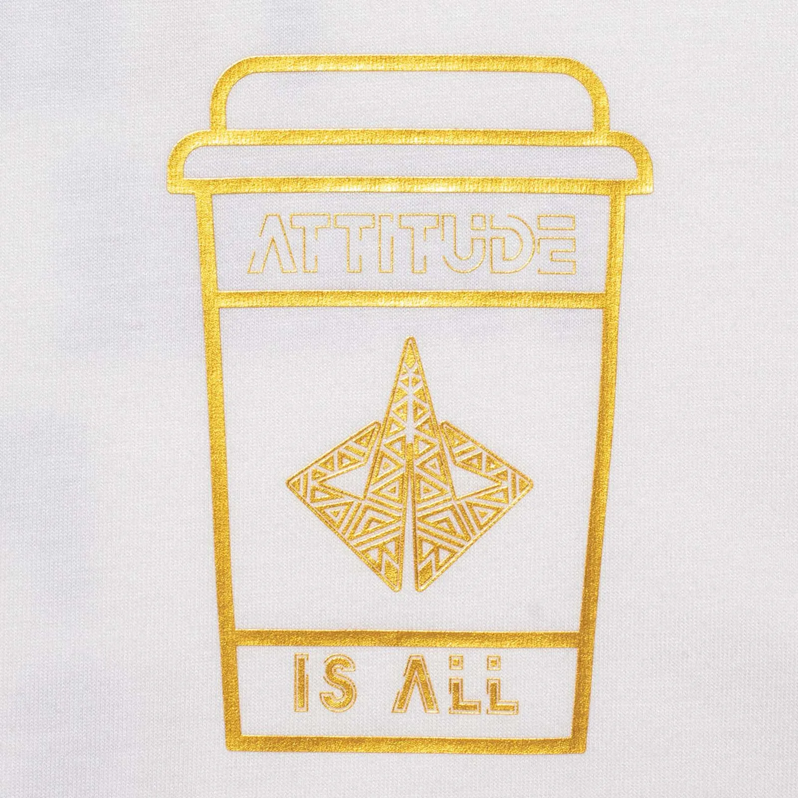 JB 'Attitude Is All' T-Shirt - White