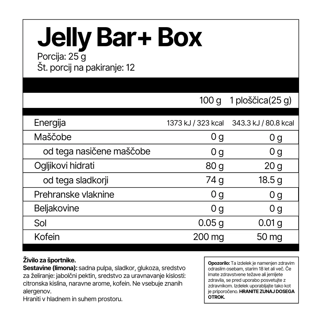 Jelly Bar  Box