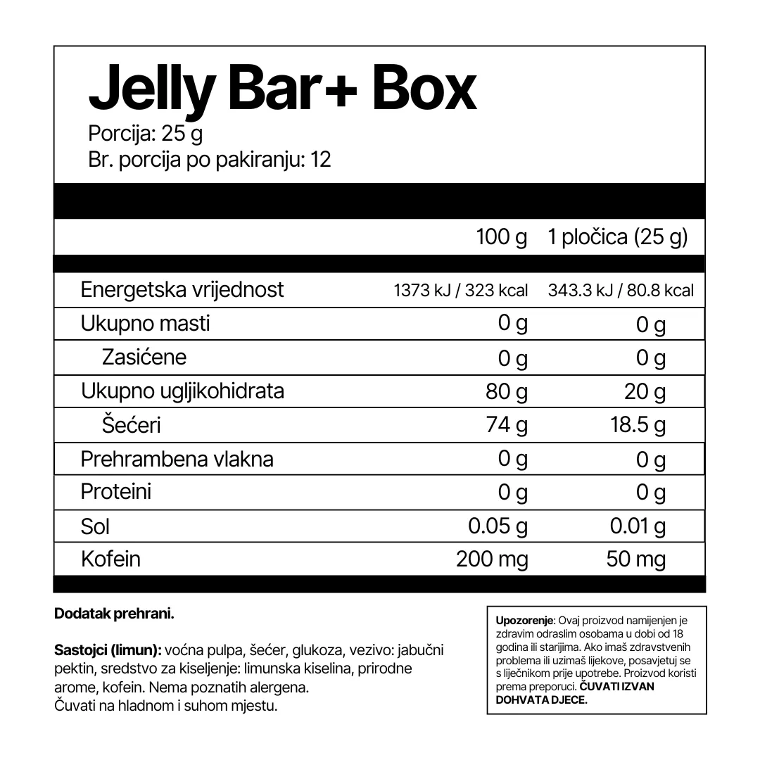 Jelly Bar  Box