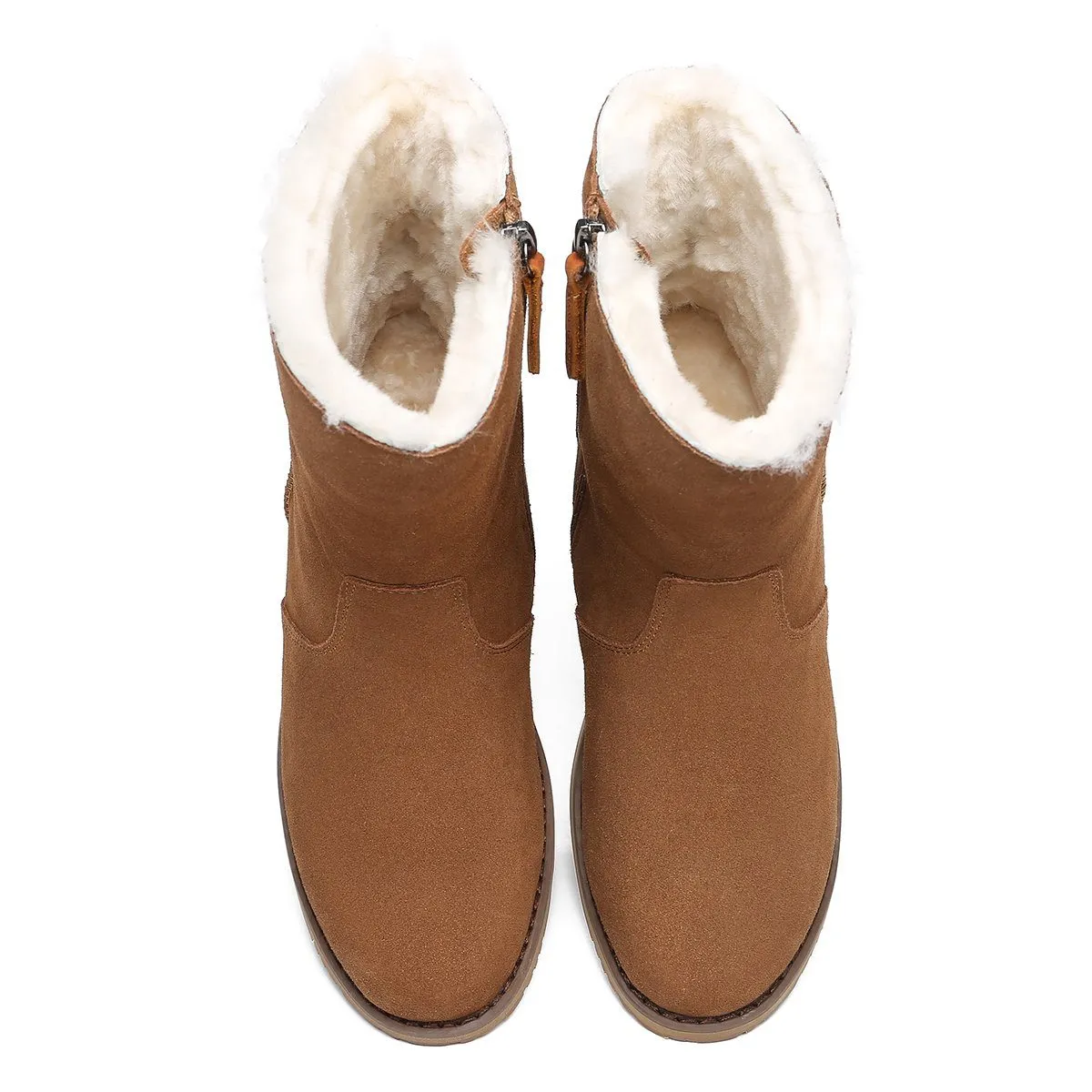 Karina Women Inner Zipper Short Boots