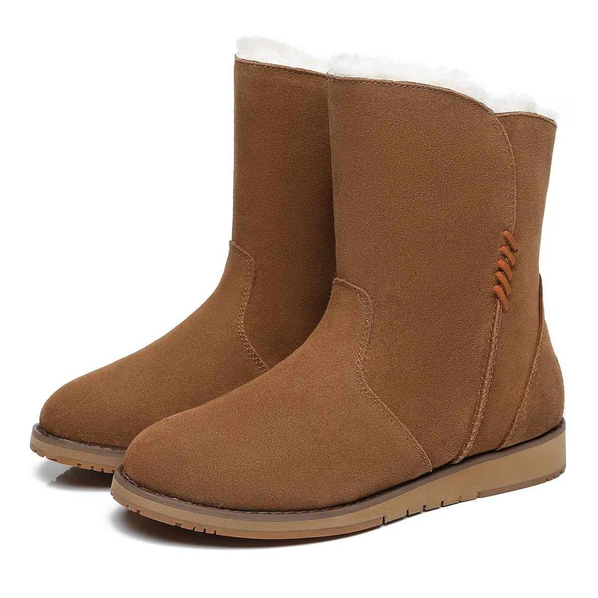 Karina Women Inner Zipper Short Boots