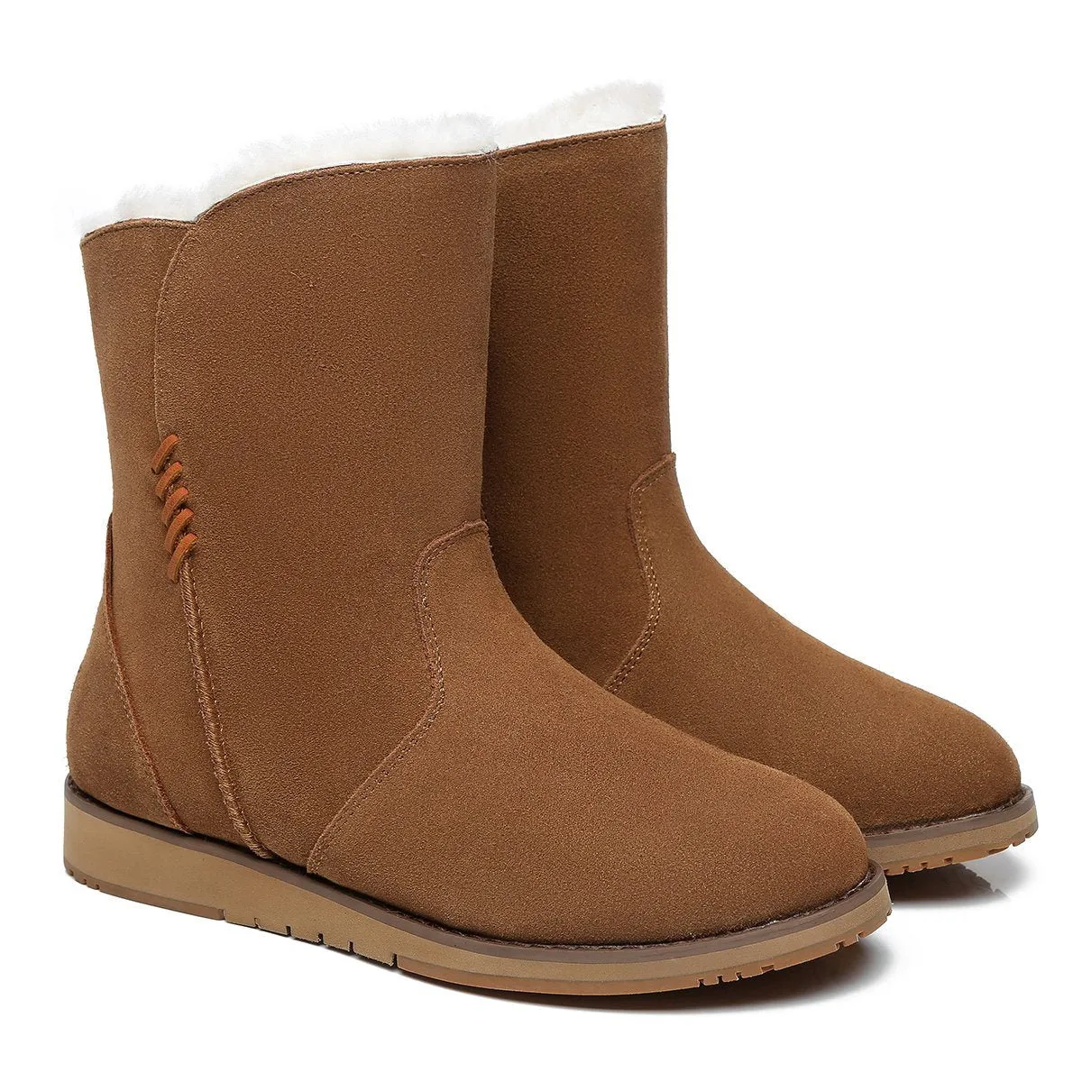 Karina Women Inner Zipper Short Boots