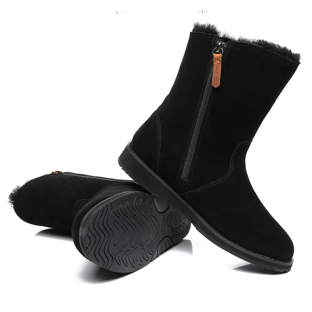 Karina Women Inner Zipper Short Boots