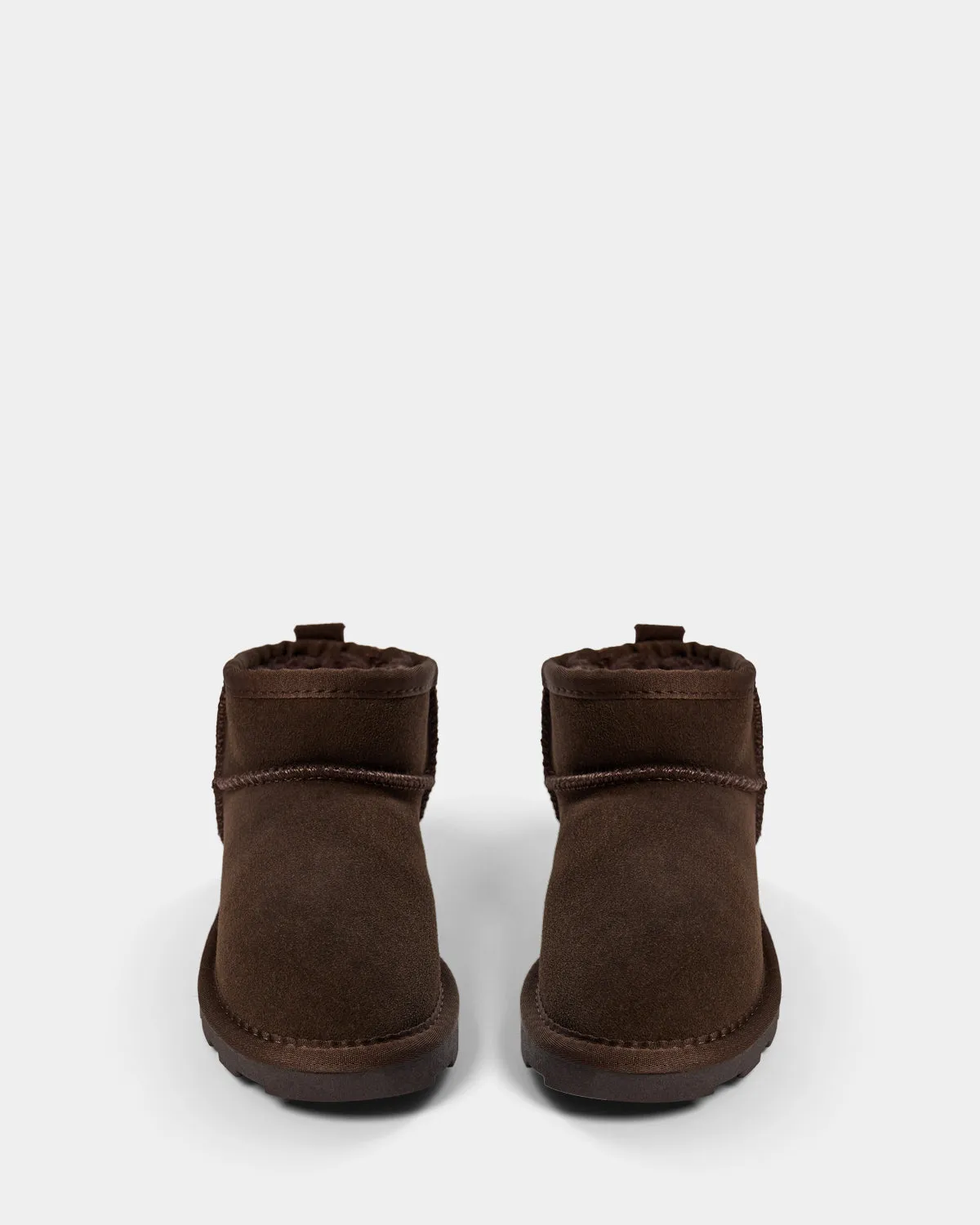 KELLIESY TEDDY BOOT - Dark brown