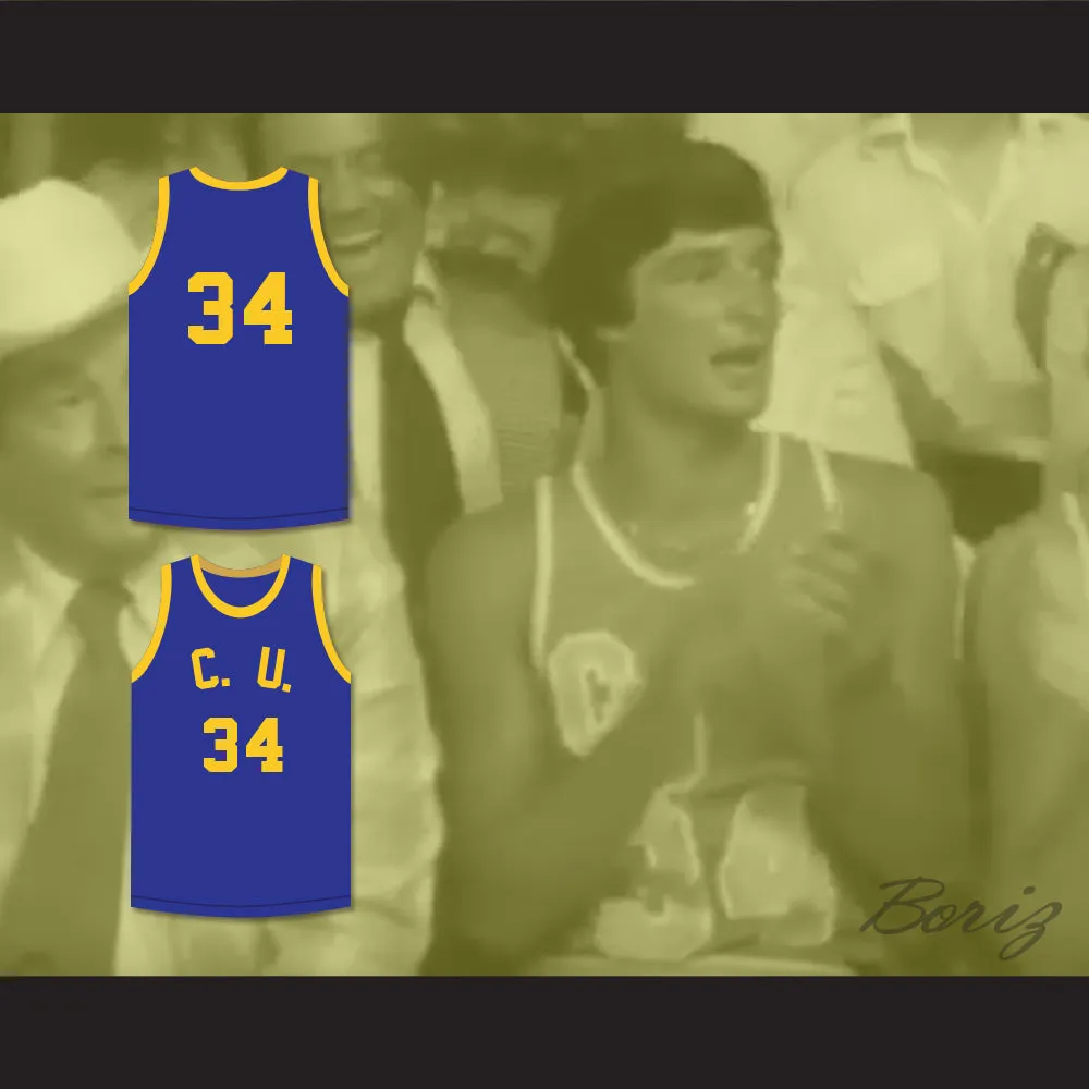 Krebs 34 Cadwallader University Blue Basketball Jersey Fast Break