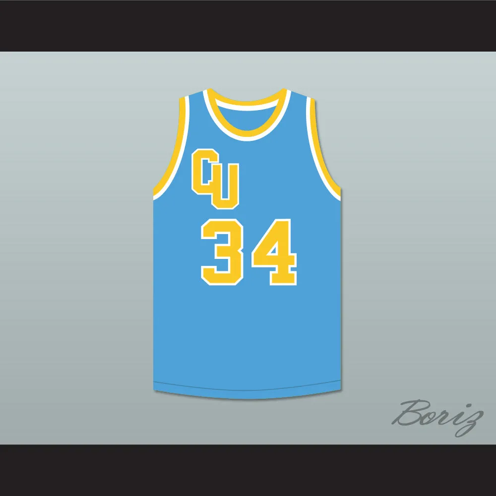Krebs 34 Cadwallader University Light Blue Basketball Jersey Fast Break