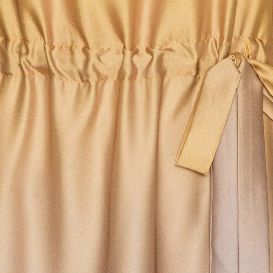 Layla Dress Gradient Golden