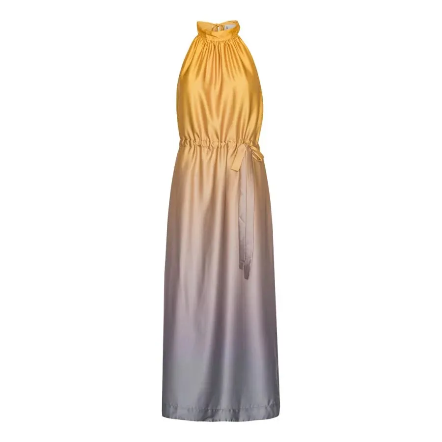 Layla Dress Gradient Golden