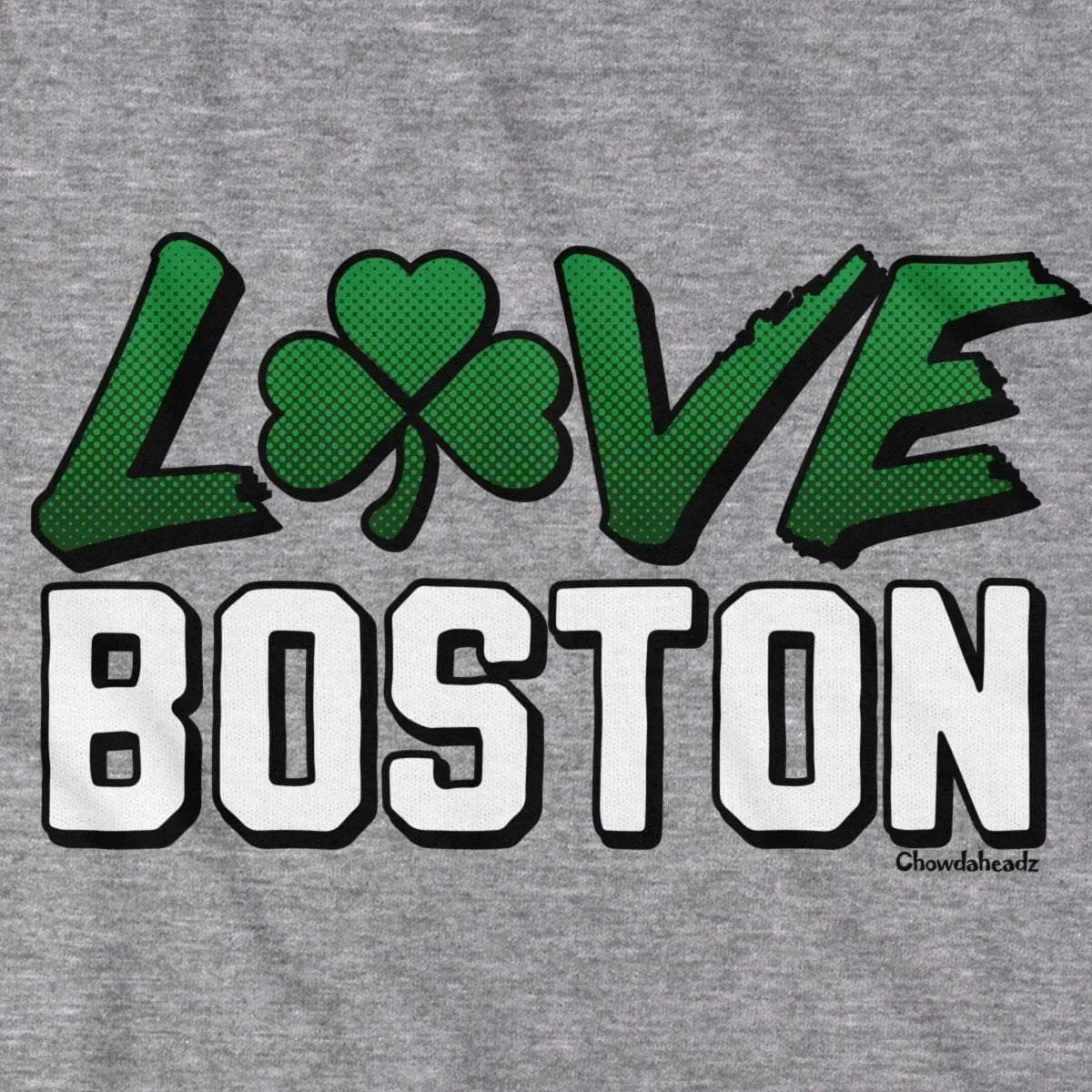 Love Boston Shamrock T-Shirt
