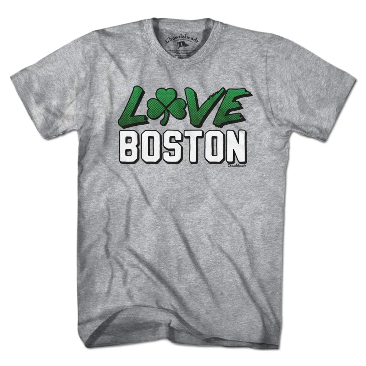 Love Boston Shamrock T-Shirt