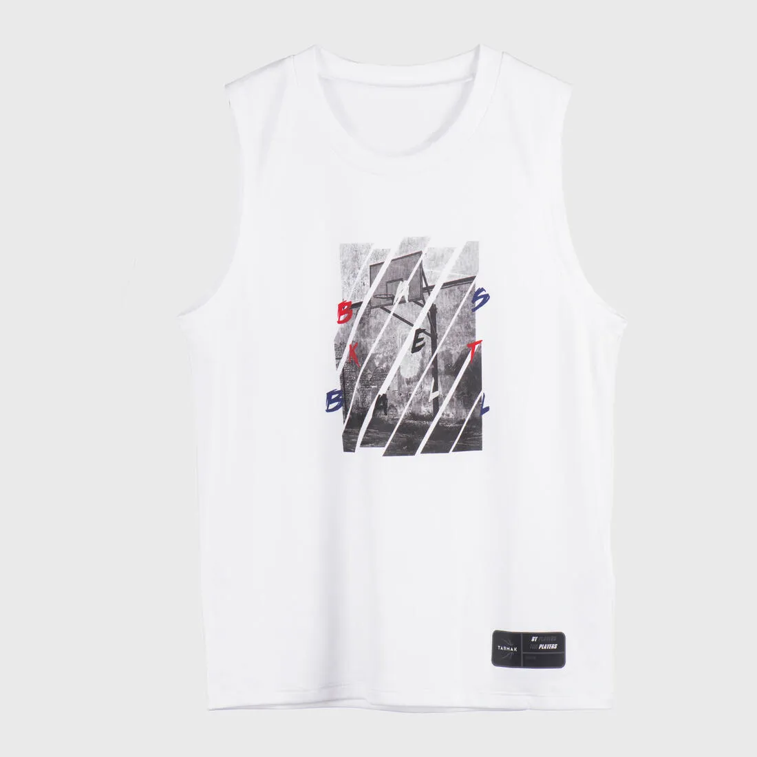 MAILLOT BASKETBALL SANS MANCHE ENFANT - TS500 FAST