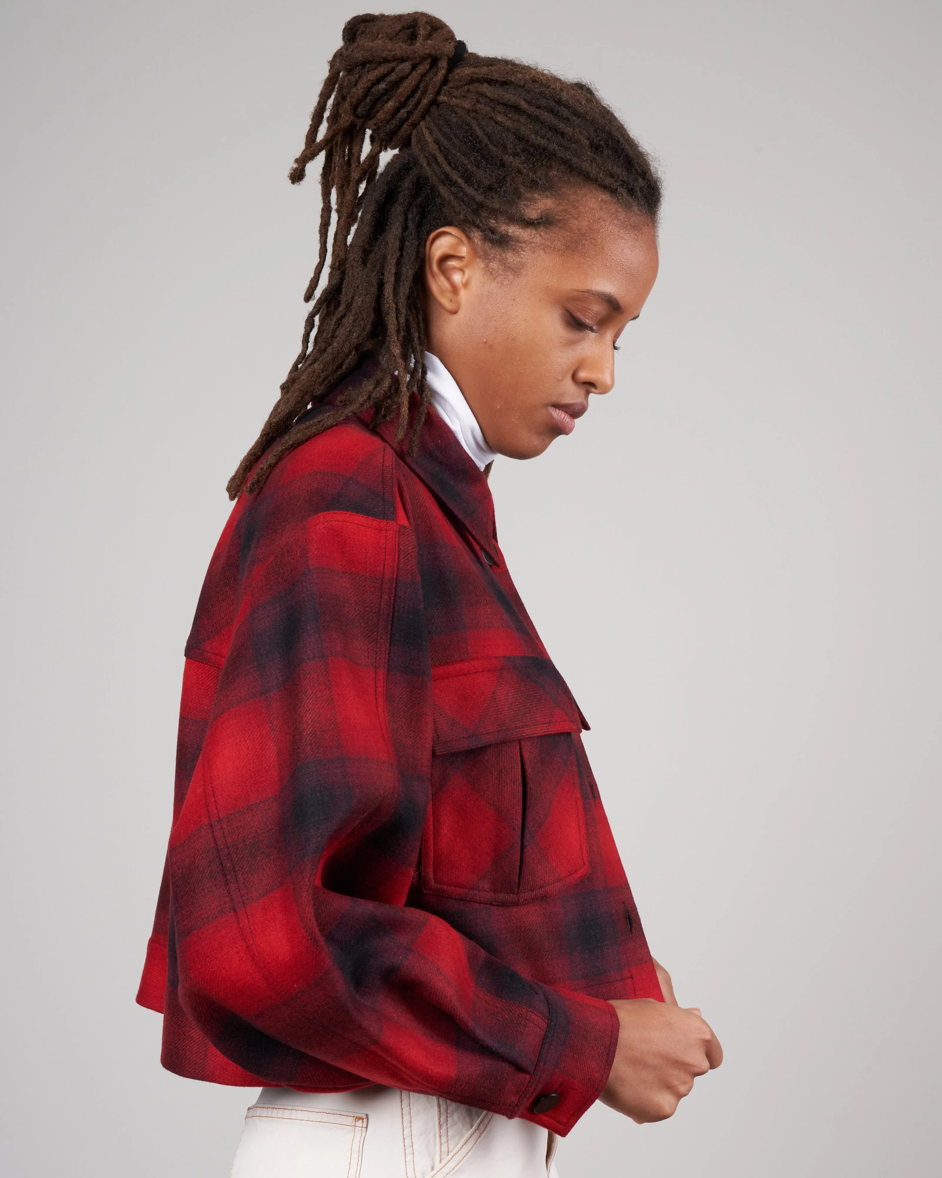 martina jacket - flannel check