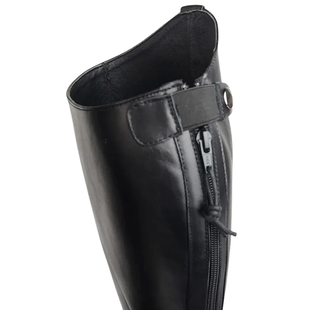 Mason | Women Equestrian Riding Boots Retro PU Leather Knight Boots