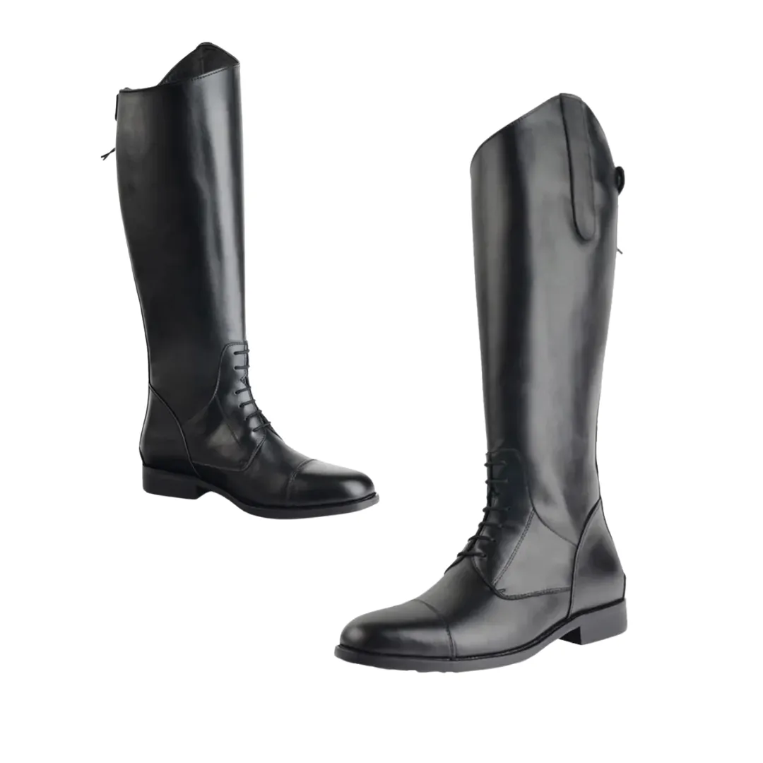 Mason | Women Equestrian Riding Boots Retro PU Leather Knight Boots