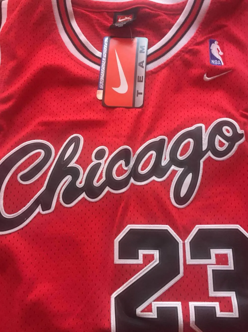 Men 23 Michael Jordan Jersey Red Chicago Bulls Fanatics Swingman