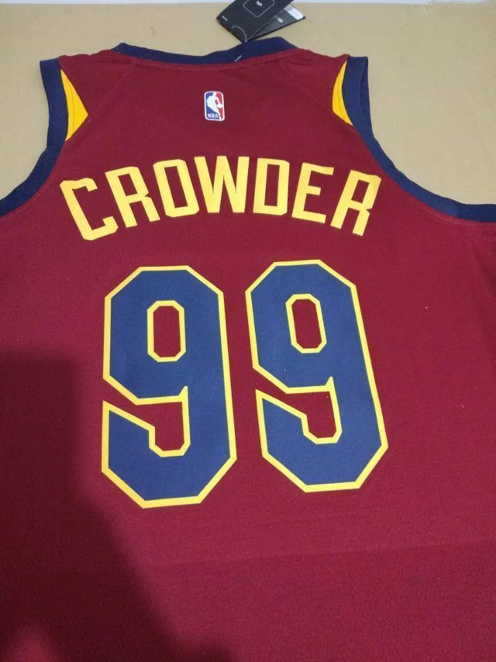 Men 99 Jae Crowder Jersey Red Cleveland Cavaliers Jersey Fanatics
