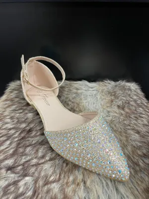 Michelle Gold RhineStone Flats