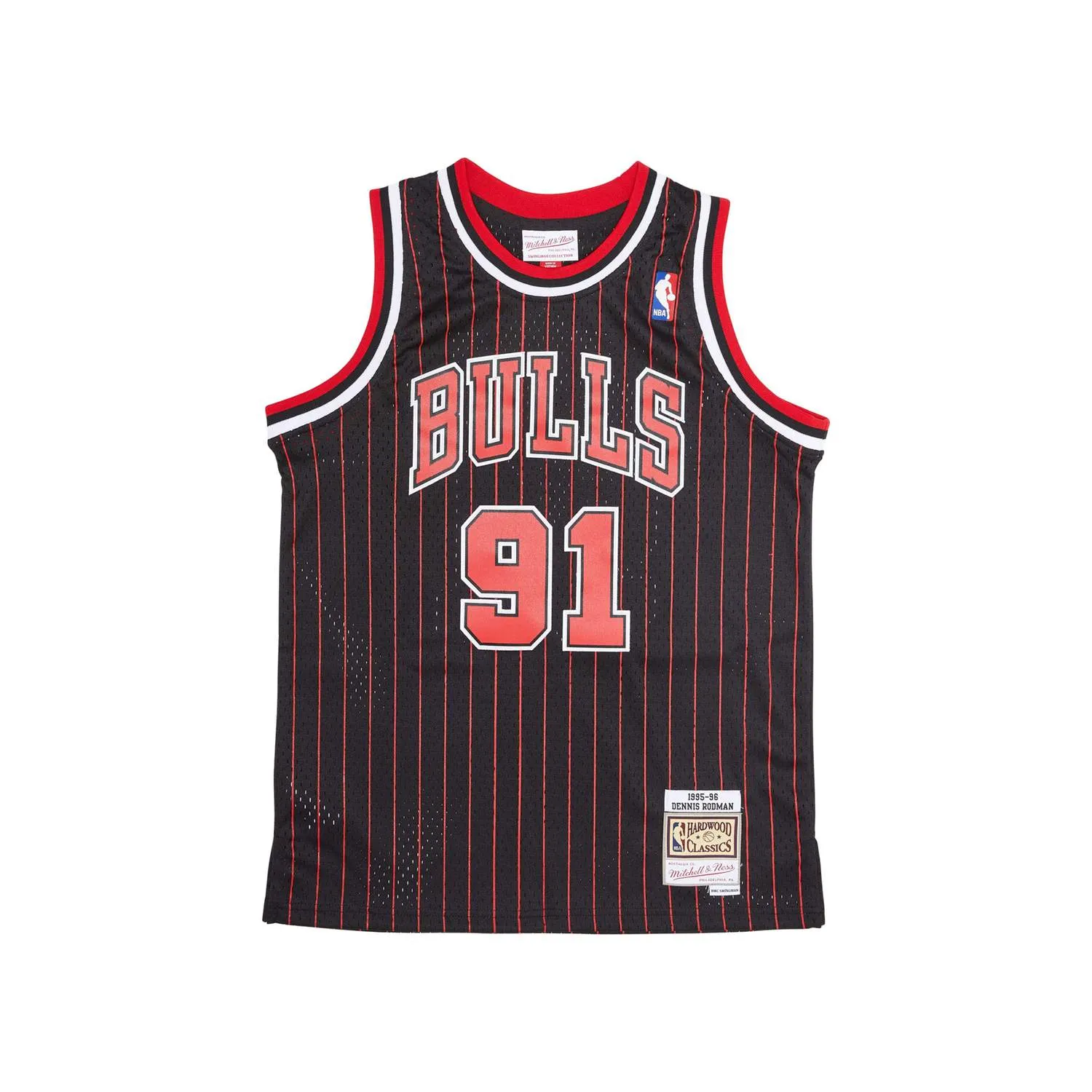 MITCHELL & NESS DENNIS RODMAN 1997-98 CHICAGO BULLS ROAD SWINGMAN JERSEY