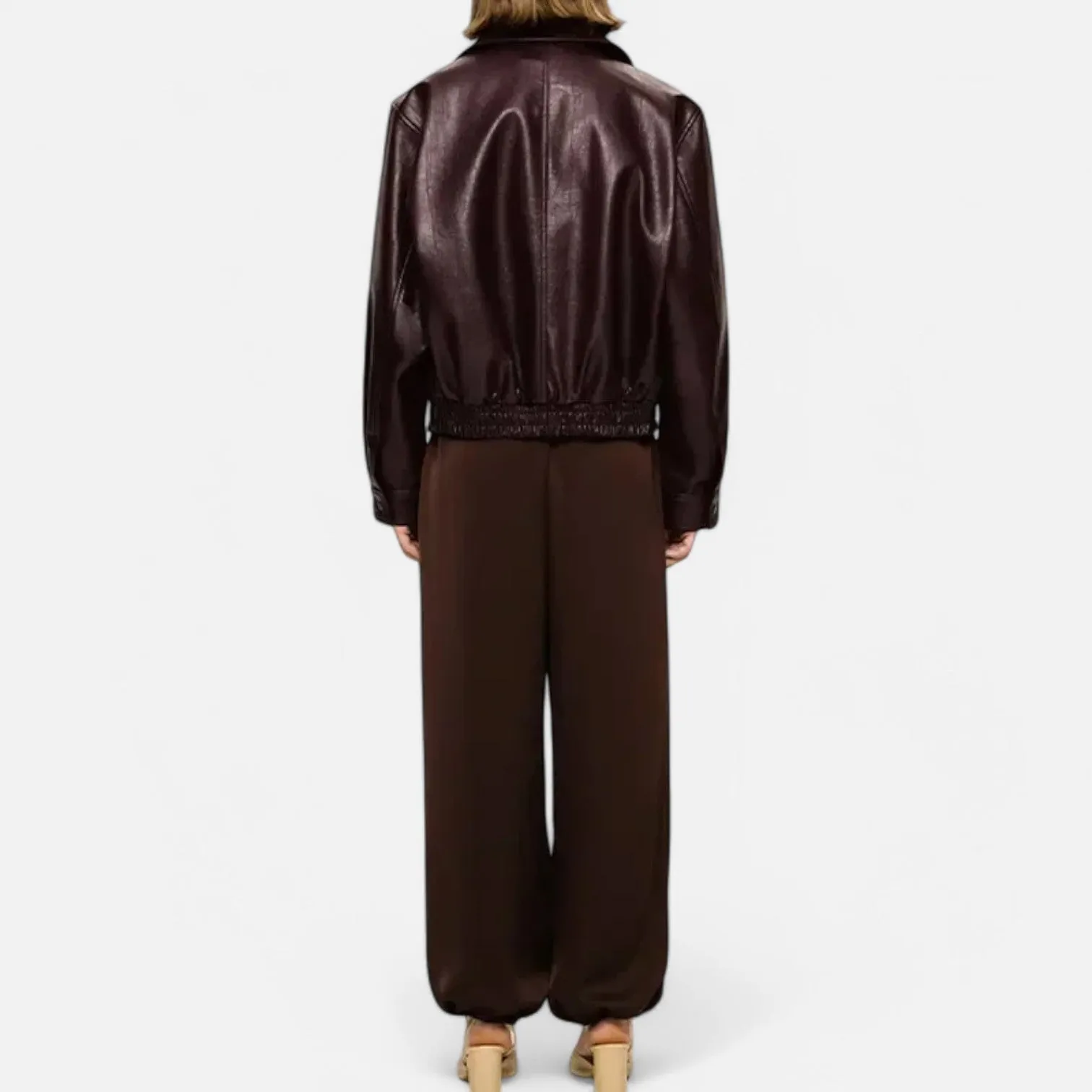 Monacogents | Vintage Short Women's Leather Jacket