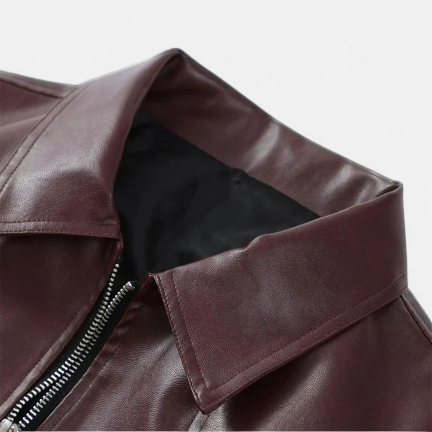 Monacogents | Vintage Short Women's Leather Jacket