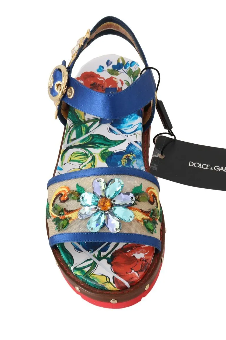Multicolor Majolica Crystal Shoes