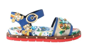 Multicolor Majolica Crystal Shoes