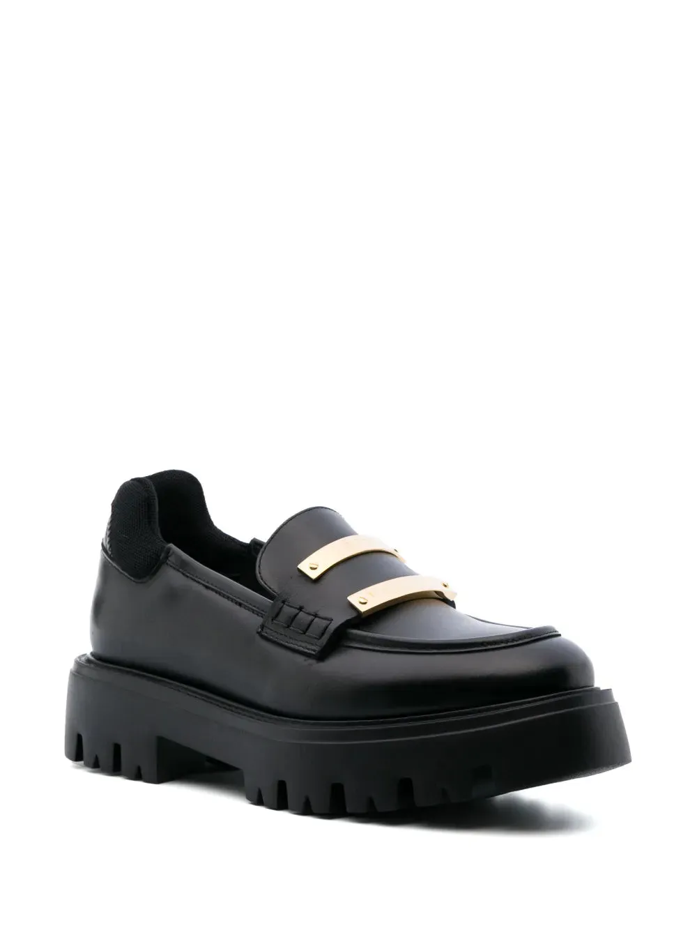 Nº21 45mm logo-plaque chunky-sole loafers