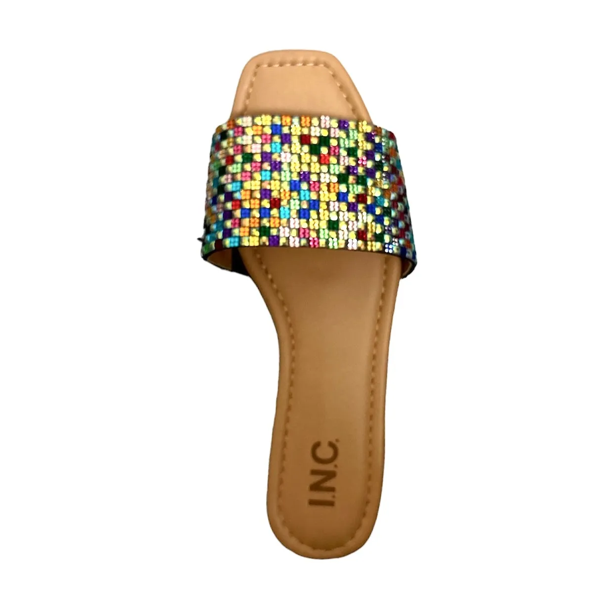 NATALIAH Women's Embellished Slide Flats Sandals