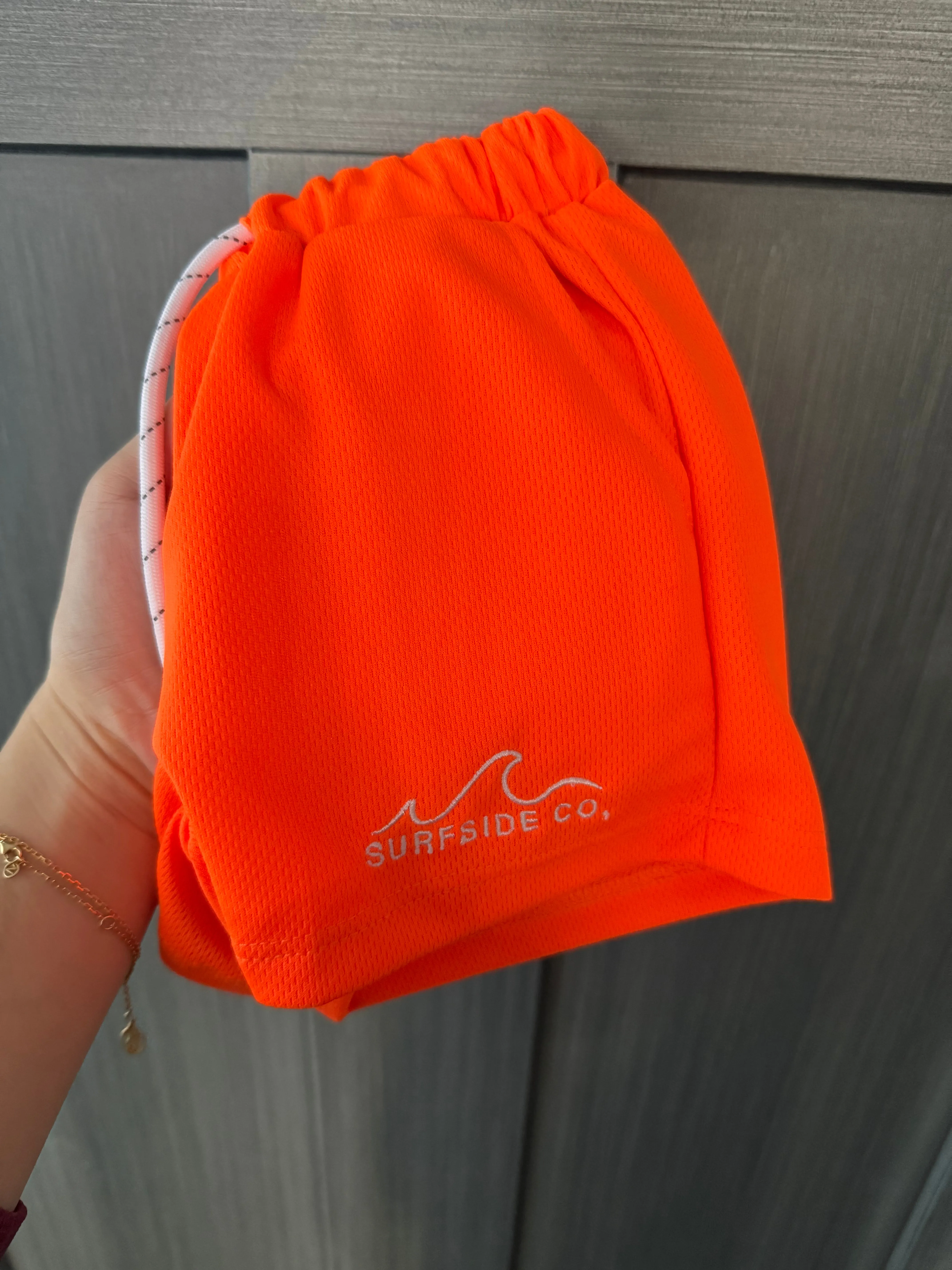 NEW! Neon Orange Basketball/ Athletic Shorts