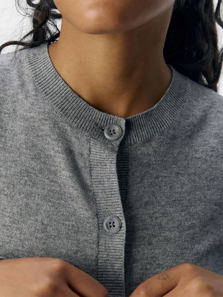 OBJThess Cardigan - Grey