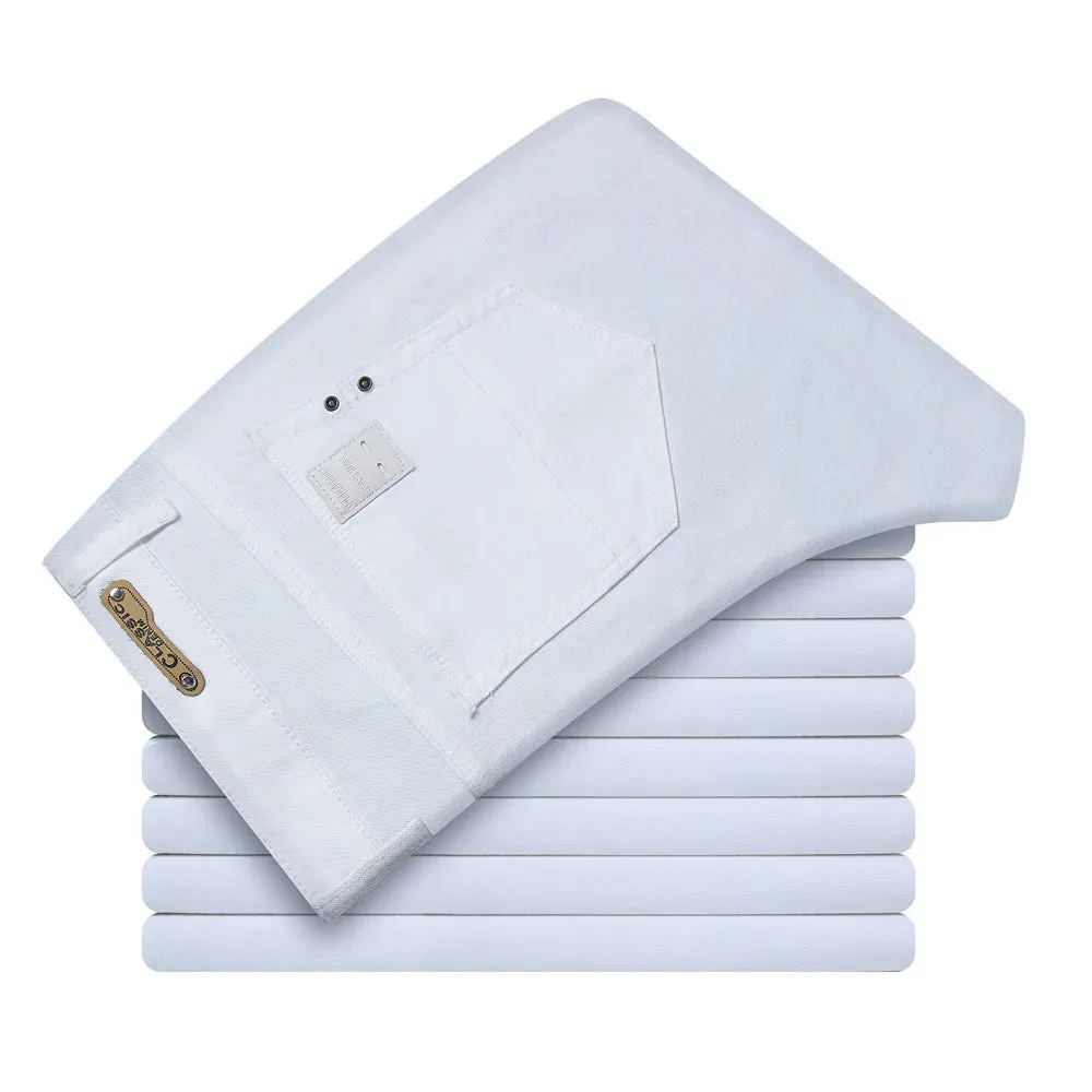 Obsidian Phoenix Men's White Jeans