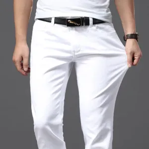 Obsidian Phoenix Men's White Jeans